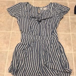 Striped romper